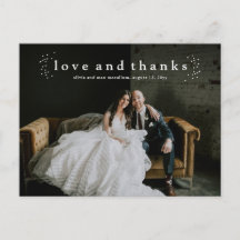 Minimal Typ Kärlek och Tacksamhet Foto Bröllop