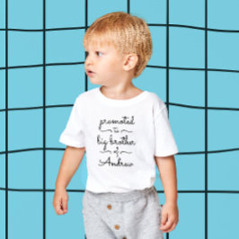 Minimal typografi för Cute Modern Big Brother Sist T Shirt