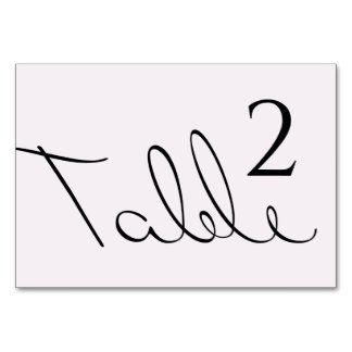 Minimal typografisk Roligt ännu Formell Bröllop Bordsnummer