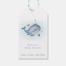 Minimal under Se Whale Nautica Baby Shower