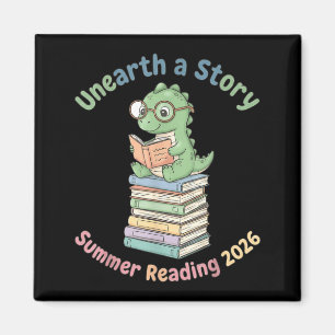 Minimal Unearth Story 2026 Sommarläsning Magnet