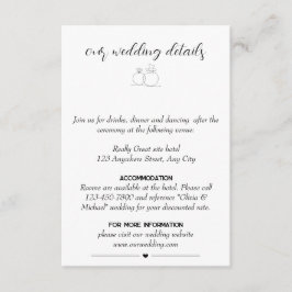 Minimal utformning av Elegant Tilläggskort