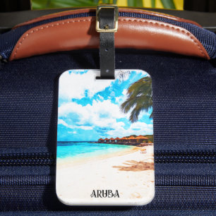 Minimal Vacation för Aruba-Västindien Bagagebricka