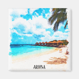 Minimal Vacation för Aruba-Västindien Magnet