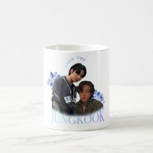 Minimal vacker Jungkook Kaffemugg