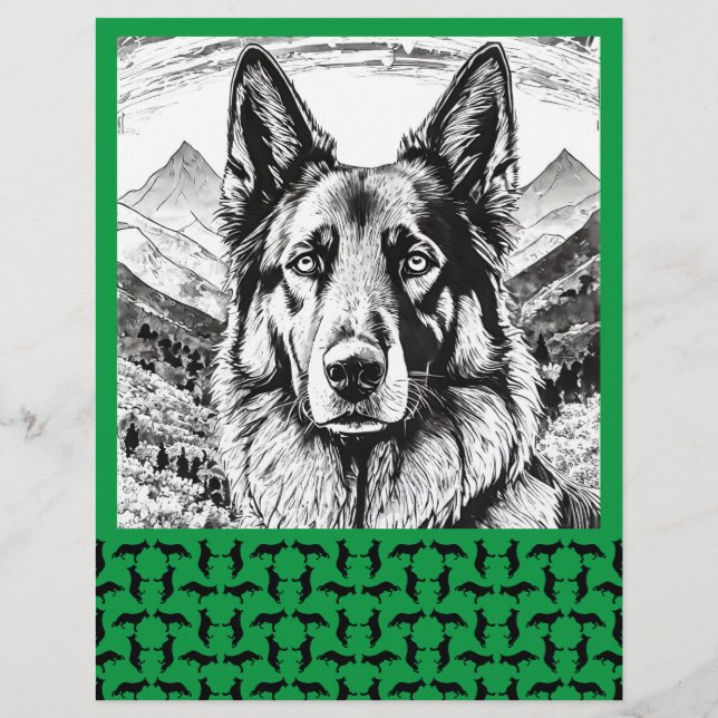 Minimal vallhund personlig Flyer (Baksidan)
