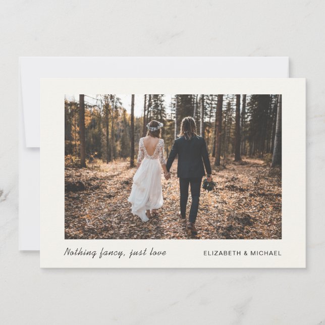 Minimal varning för fotoElopement Cream (Framsida)