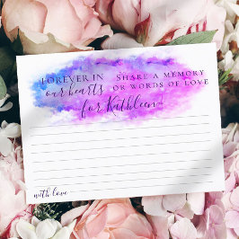 Minimal vattenfärg  ett minneskort för närvaroanvä