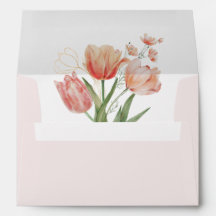 Minimal vattenfärgsblomma Bröllop