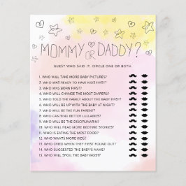 Minimal vattenfärgsfärgad Rosa Mamma eller babyska