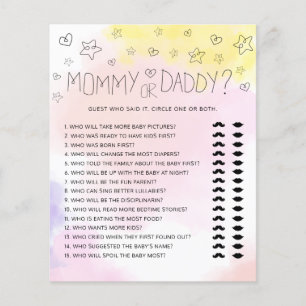 Minimal vattenfärgsfärgad Rosa Mamma eller babyska