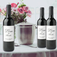 Minimal vit och svart Bröllop