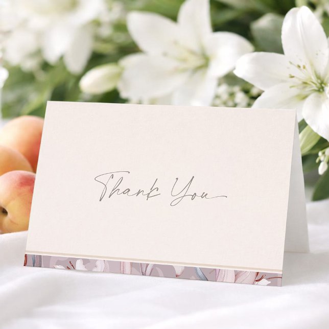 Minimal Wedding Thank You Card  Inbjudan (Skapare uppladdad)