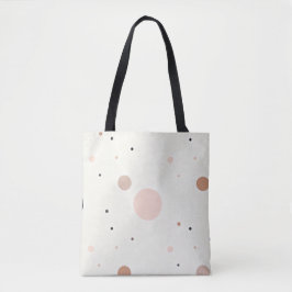 Minimal Winter Dot Pattern, Soft Cozy Neutrals Tygkasse