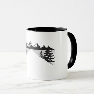 Minimal Winter Landscape Design Mugg