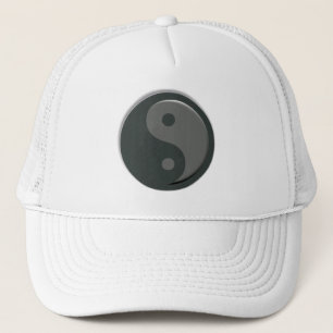 Minimal Yin Yang Taoism Cap Truckerkeps