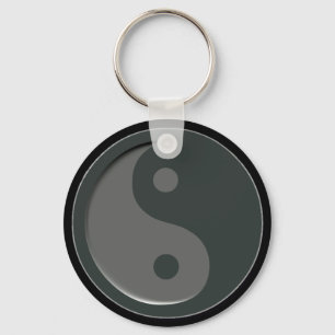Minimal YingYang-nyckelkedja Nyckelring