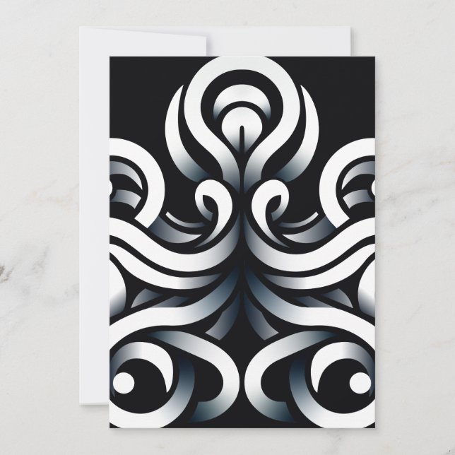 Minimal Zen Sakral Geometrisk Mandala Abstrakt Meddelande (Framsida)