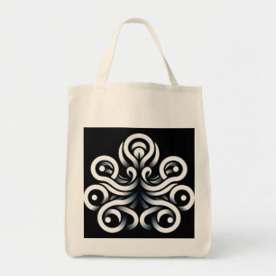 Minimal Zen Sakral Geometrisk Mandala Abstrakt Tygkasse