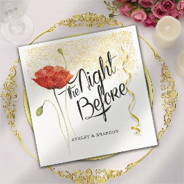 Minimala Eleganta Kvällen Före Övning Servetter