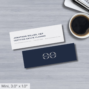 Minimala enkla Affärskort med Logotyp Mini Visitkort