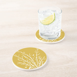 Minimala fjärilar och Grenar för Lemon-Gulten Underlägg