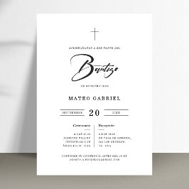 Minimala Inbjudningar För Flickors/Pojkars Dop