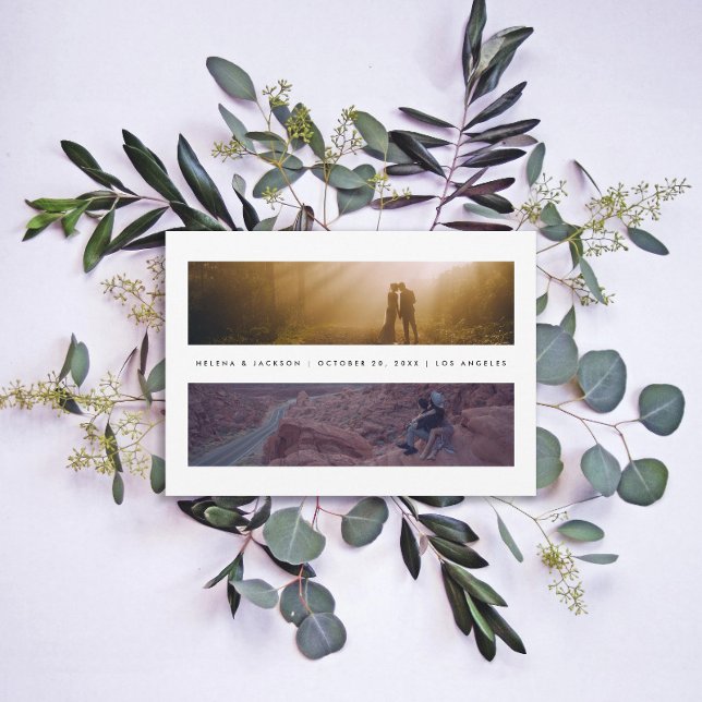 Minimala liggande foton spara datumet (Skapare uppladdad)