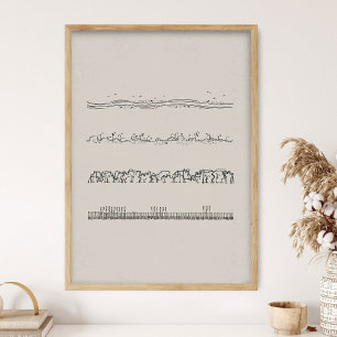 Minimala liknelsen om säaren, Matteus 13, Kristna Poster