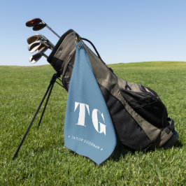 Minimala moderna monogram Blue Namn Stars