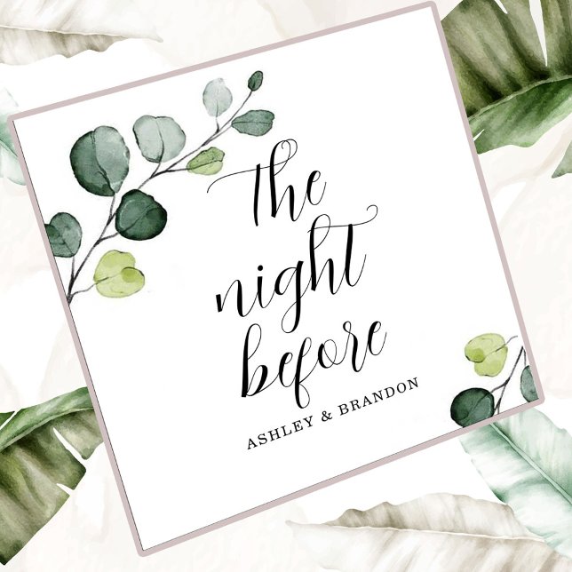 Minimala Natt-före Bröllop Servetter (Skapare uppladdad)