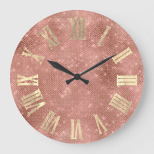  minimala romerska siffror för Ro Guld Stor Klocka