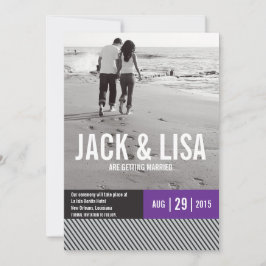 Minimala Save the Date-meddelanden | Bröllop Inbjudningar