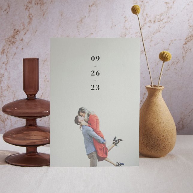 Minimala siffror Bröllop spara datum Datumet (Skapare uppladdad)