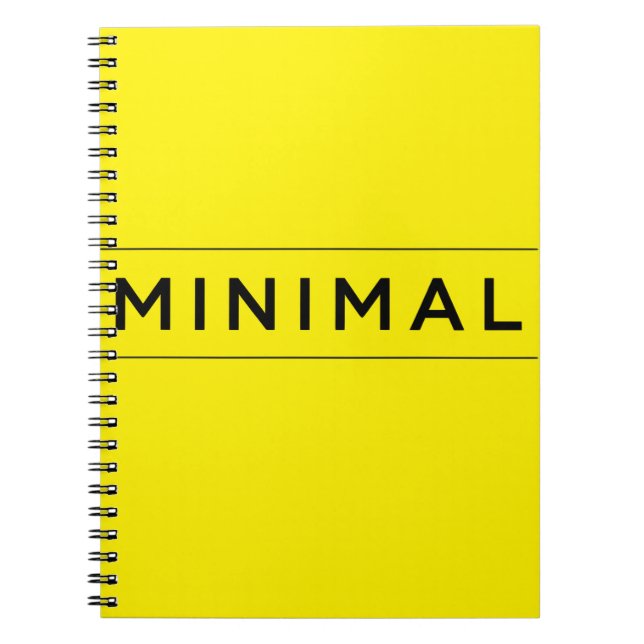 Minimala Vibrationer Anteckningsbok (Framsidan)