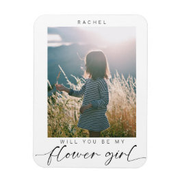 Minimalialist, blir du min Flower Girl Photo Chic Magnet