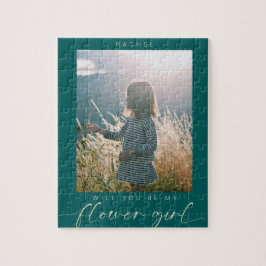 Minimalialist, blir du min Flower Girl Photo Chic Pussel