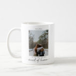Minimalialist... blir du min Maid of honor-fotoChi Kaffemugg<br><div class="desc">Modern,  enkel,  minimal Maid of honor frieri kaffe mugg med anpassningsbar foto.</div>