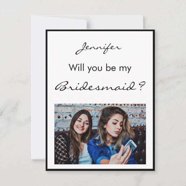 Minimalialist, blir du mitt brideschifoto (Framsida)