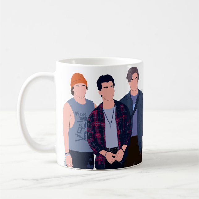 Minimalialist för solkurvpojkar kaffemugg (Vänster)