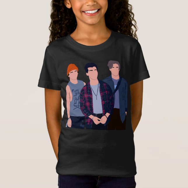 Minimalialist för solkurvpojkar t shirt (Framsida)