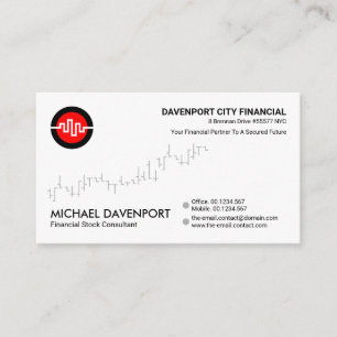 Minimalialist Lagrar Graph Corporate CEO-grundare Visitkort