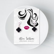 Minimalialist Silver Bokeh Vågigt Hair Modern Jewe