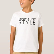 Minimalialist Stil Tee - enkelhet och elegans!-Kid