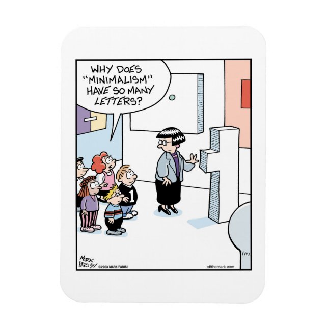 Minimalism Art Magnet (Vertikal)