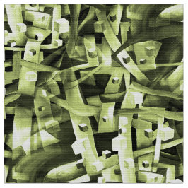 Minimalism Artdeco Oliv grönt Abstrakt Tyg