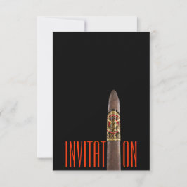 Minimalism Cuban Cigar Vip Inbjudningar