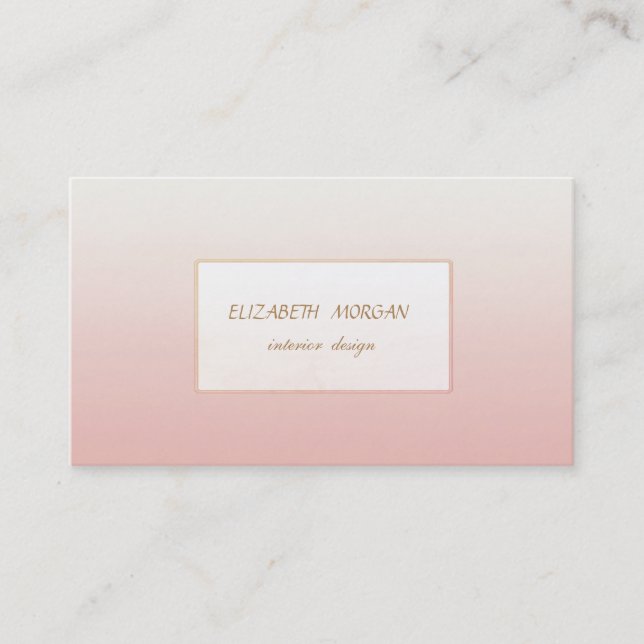 Minimalism Elegant Modern blir Visitkort (Framsida)