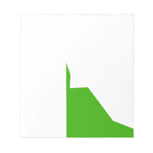 Minimalism Grönt White Anteckningsblock