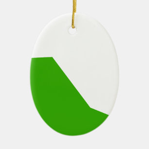 Minimalism Grönt White Julgransprydnad Keramik